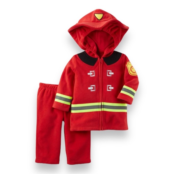 NEW Carter’s Baby Firefighter Halloween Dress Up Costume Baby Size 6-9M OR 18M - Picture 10 of 10